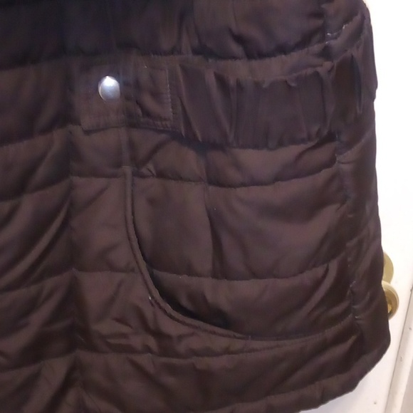 Faded Glory Hershey Brown Quilted Winter Hooded Jacket - Size XL (16-18) - Picture 6 of 15